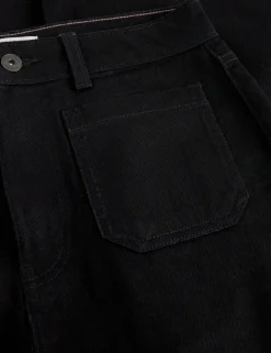 Mid Rise Flared Wide Leg Jeans