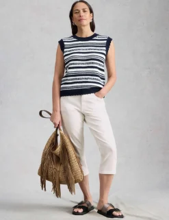 Mid Rise Skinny Cropped Jeans
