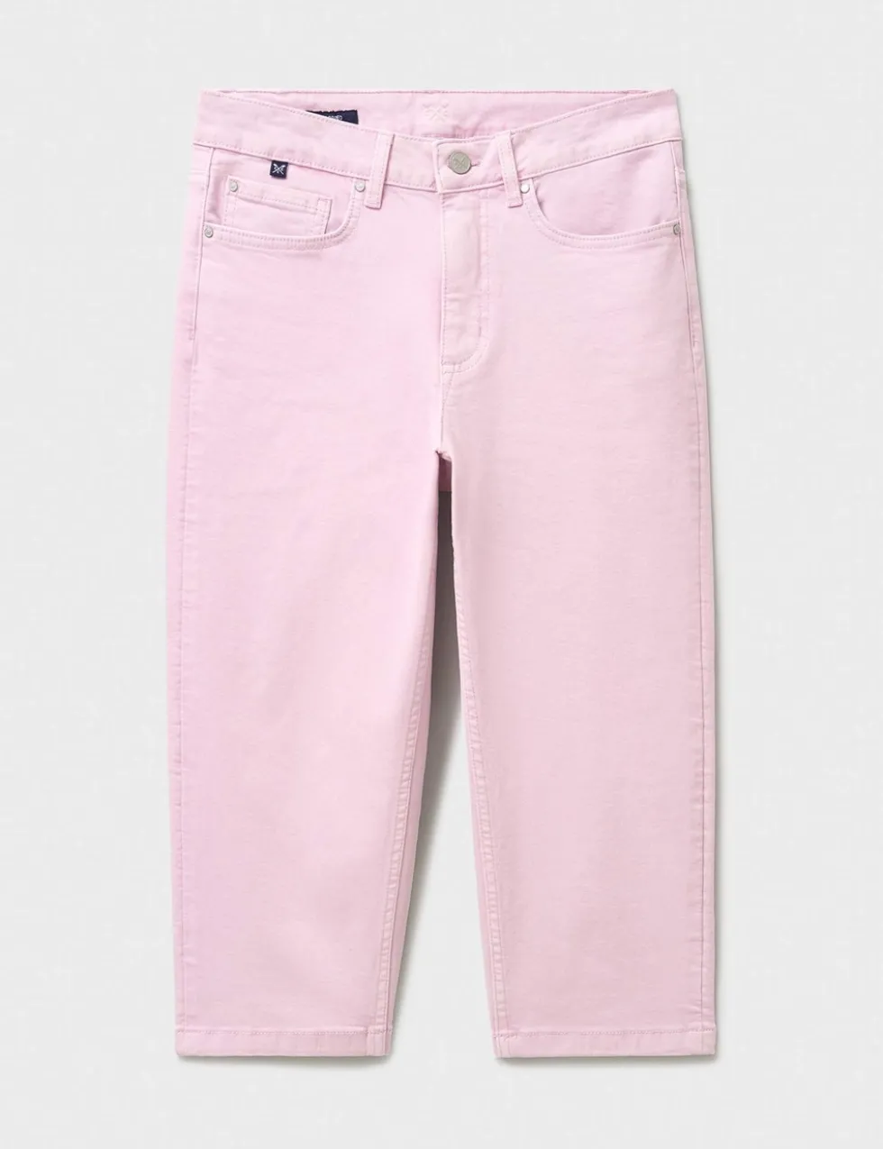 Mid Rise Slim Fit Cropped Jeans