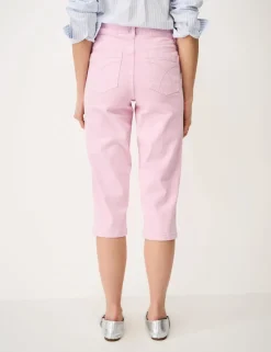 Mid Rise Slim Fit Cropped Jeans
