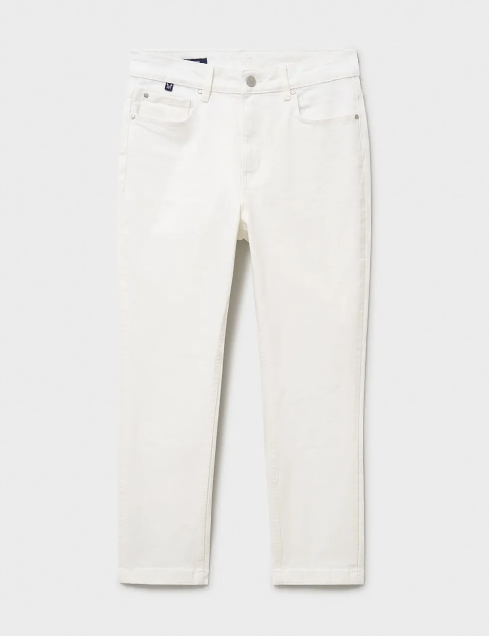 Mid Rise Slim Fit Cropped Jeans