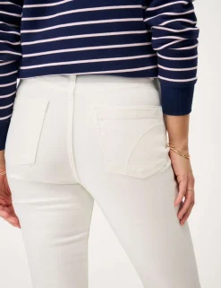 Mid Rise Slim Fit Cropped Jeans