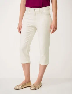 Mid Rise Slim Fit Cropped Jeans