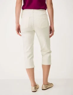 Mid Rise Slim Fit Cropped Jeans