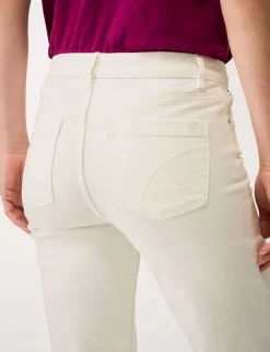 Mid Rise Slim Fit Cropped Jeans