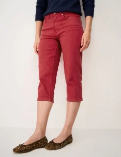 Mid Rise Slim Fit Cropped Jeans