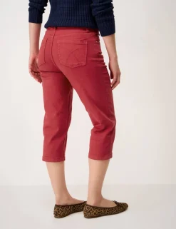 Mid Rise Slim Fit Cropped Jeans