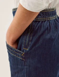 Mid Rise Straight Leg Ankle Grazer Jeans