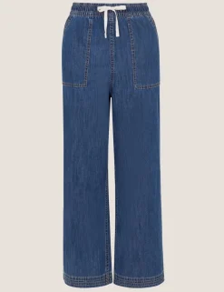 Mid Rise Straight Leg Ankle Grazer Jeans