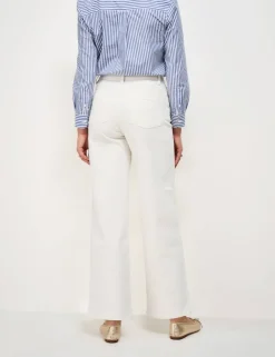 Mid Rise Wide Leg Jeans