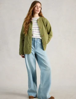 Mid Rise Wide Leg Jeans