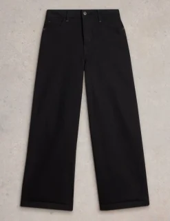 Mid Rise Wide Leg Jeans