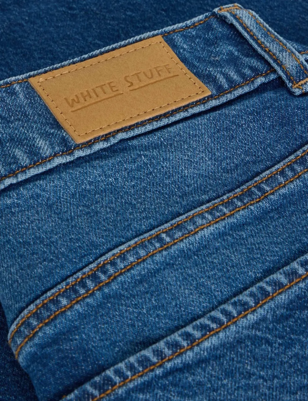 Mid Rise Wide Leg Jeans