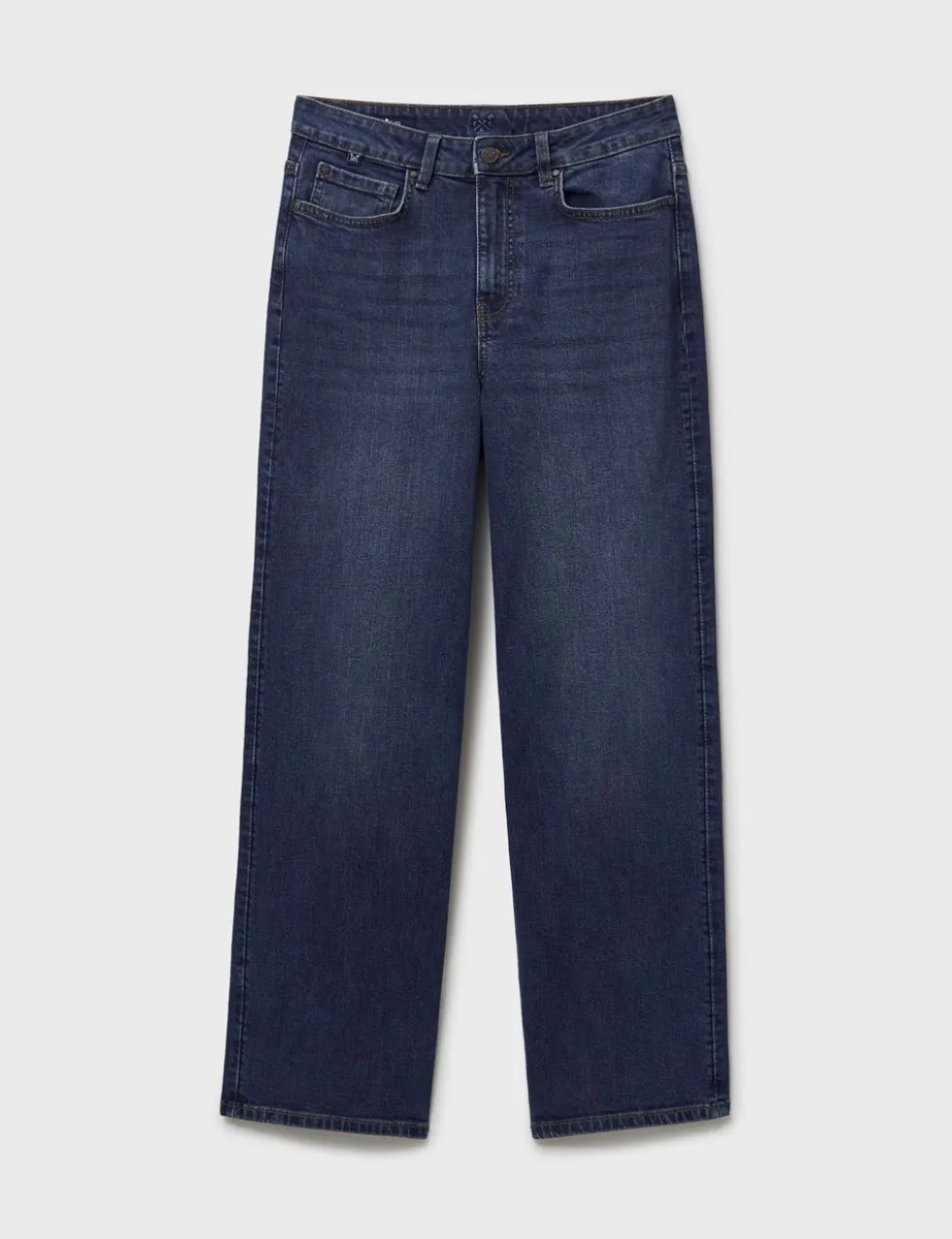 Mid Rise Wide Leg Jeans