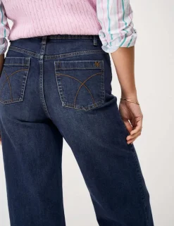 Mid Rise Wide Leg Jeans