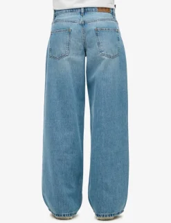Mid Rise Wide Leg Jeans