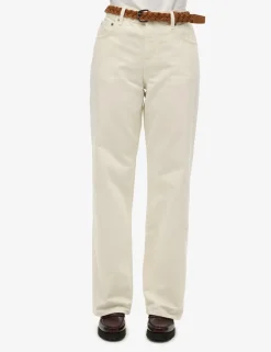 Mid Rise Wide Leg Jeans