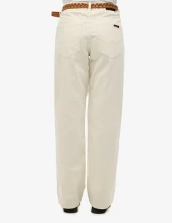 Mid Rise Wide Leg Jeans