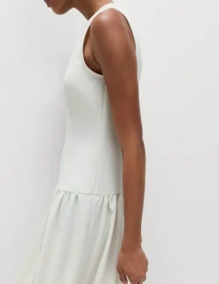 Midaxi Waisted Dress