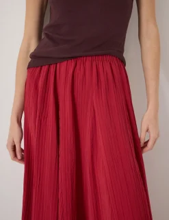 Midi A-Line Skirt