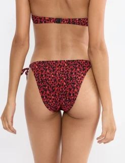 Midnight Swim Tai Animal Print Bikini Bottoms