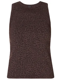 Mindful Flex Modal Rich Animal Print Vest Top