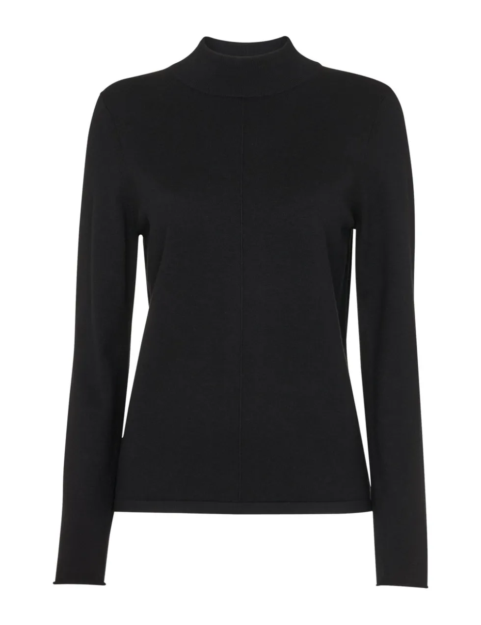 Mira Cotton Blend Textured Funnel Neck Jumper