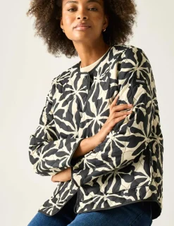 Mira Floral Oversized Puffer Jacket