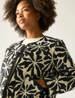 Mira Floral Oversized Puffer Jacket