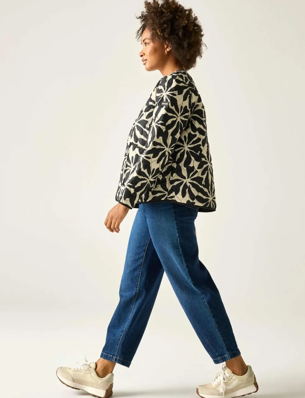 Mira Floral Oversized Puffer Jacket