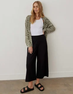 Miribel Ponte Jersey Wide Leg Trouser