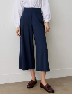 Miribel Ponte Jersey Wide Leg Trouser