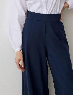 Miribel Ponte Jersey Wide Leg Trouser