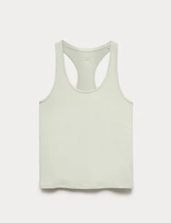 Modal Blend Pleat Back Relaxed Vest Top
