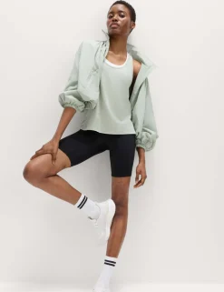 Modal Blend Pleat Back Relaxed Vest Top