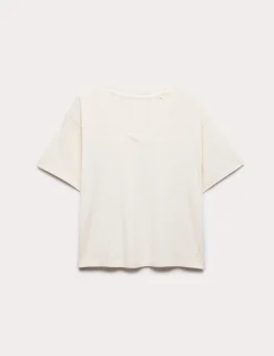 Modal Blend V-Neck Lightweight T-Shirt