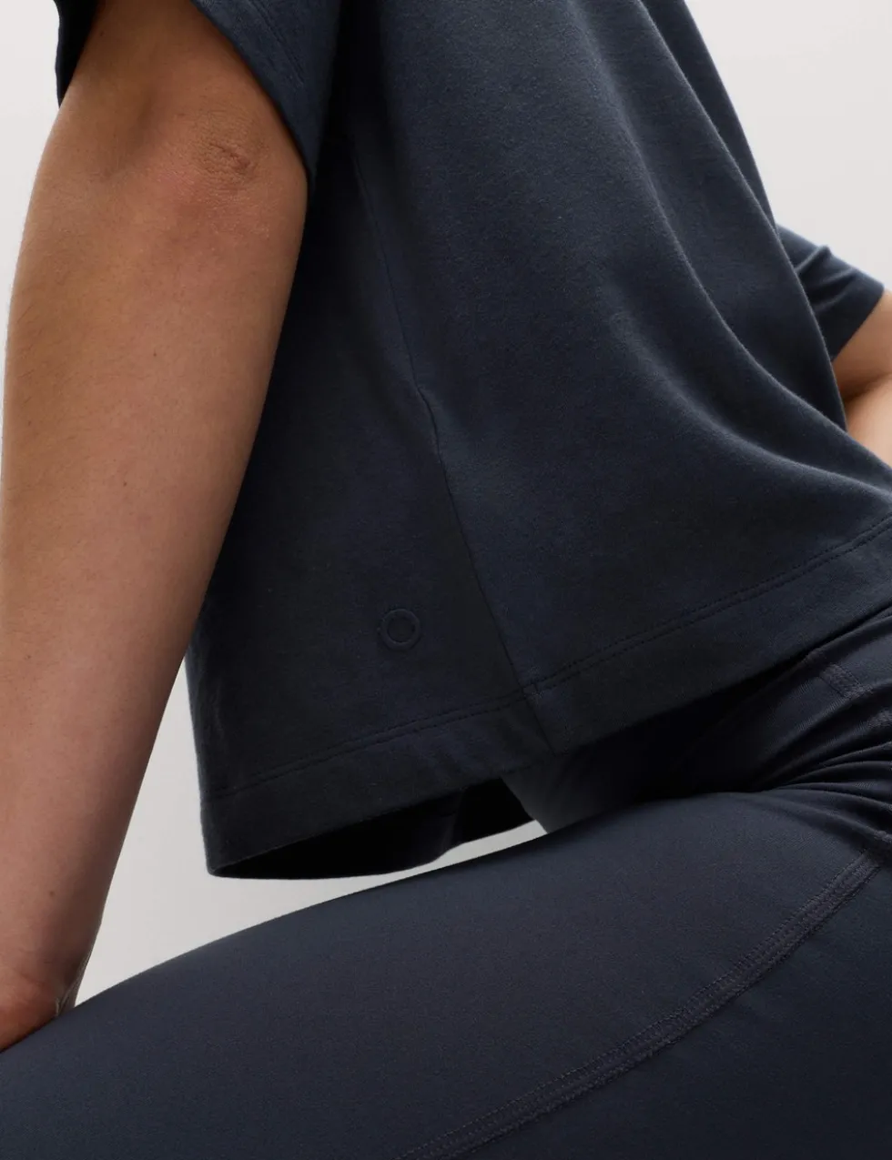 Modal Cotton Blend Lightweight Boxy T-shirt