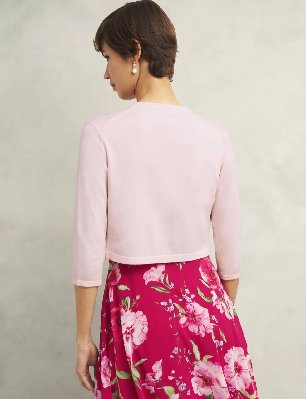 Modal Rich Cropped Cardigan