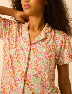 Modal Rich Floral Shortie Set