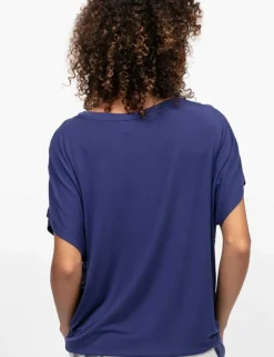 Modal Rich Jersey Cuffed Hem Pyjama Top