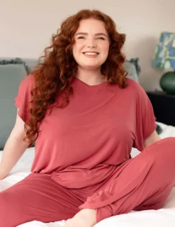 Modal Rich Jersey Cuffed Pyjama Bottoms