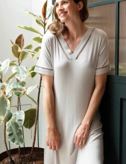 Modal Rich Lace Detail Nightdress