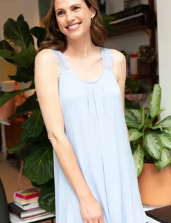 Modal Rich Pleated Swing Nightdress