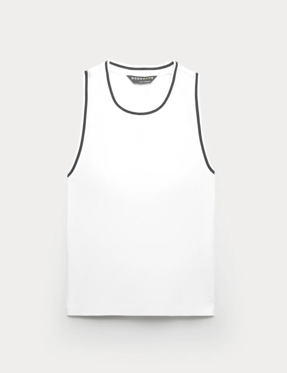 Modal Rich Rib Fitted Bra Vest Top