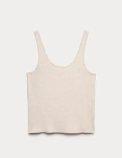 Modal Rich Ribbed Cami Pyjama Top