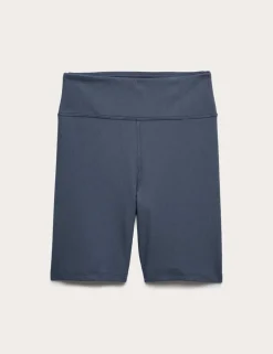 Modal Rich Ribbed High Waisted Shorts