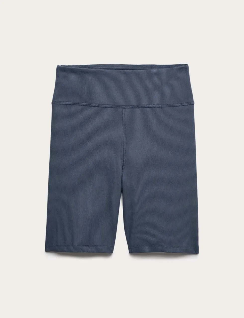 Modal Rich Ribbed High Waisted Shorts
