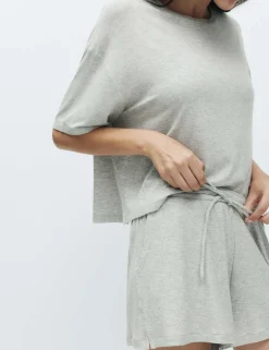Modal Rich Ribbed Pyjama Shorts
