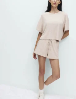 Modal Rich Ribbed Pyjama Shorts