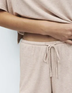 Modal Rich Ribbed Pyjama Shorts